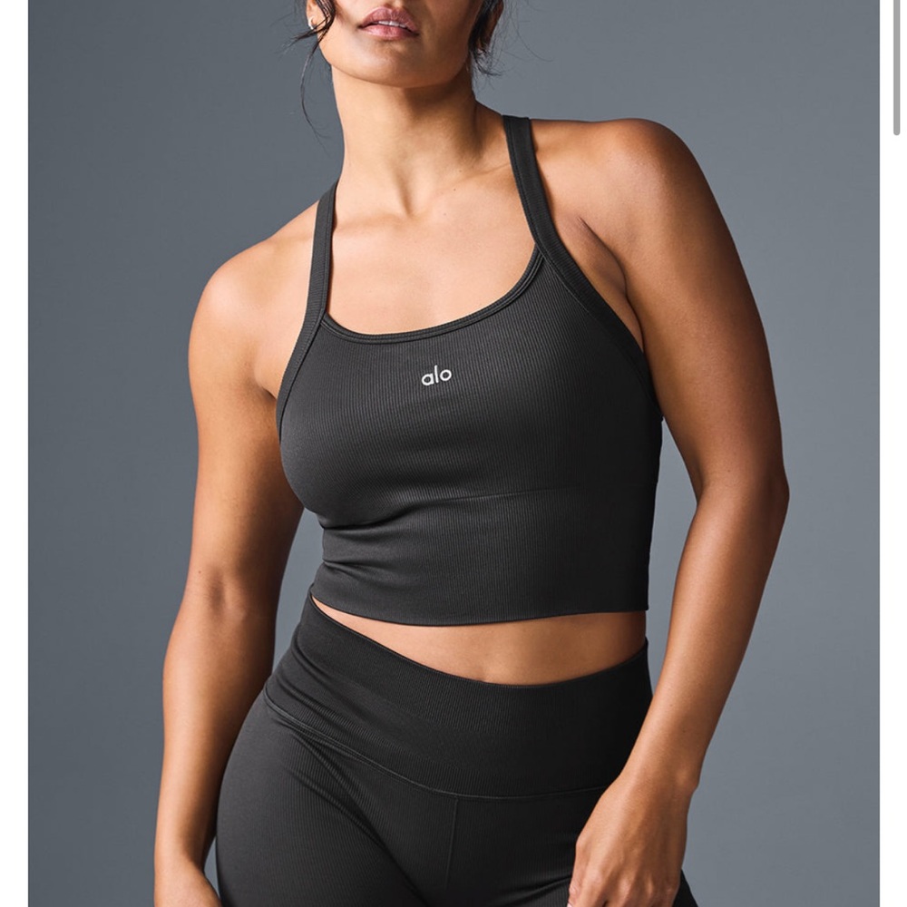 Alo Seamless Ribbed Favorite Bra Tank